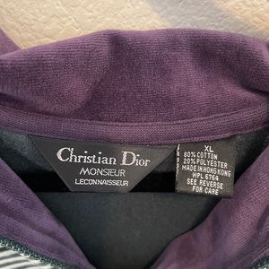 Vintage Christian Dior zip up!